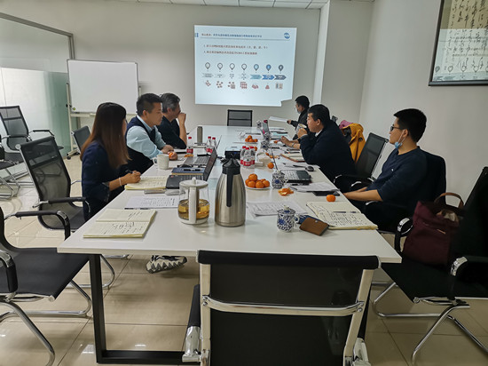 中關(guān)村前沿技術(shù)企業(yè)項(xiàng)目調(diào)研小組蒞臨偉杰信調(diào)研